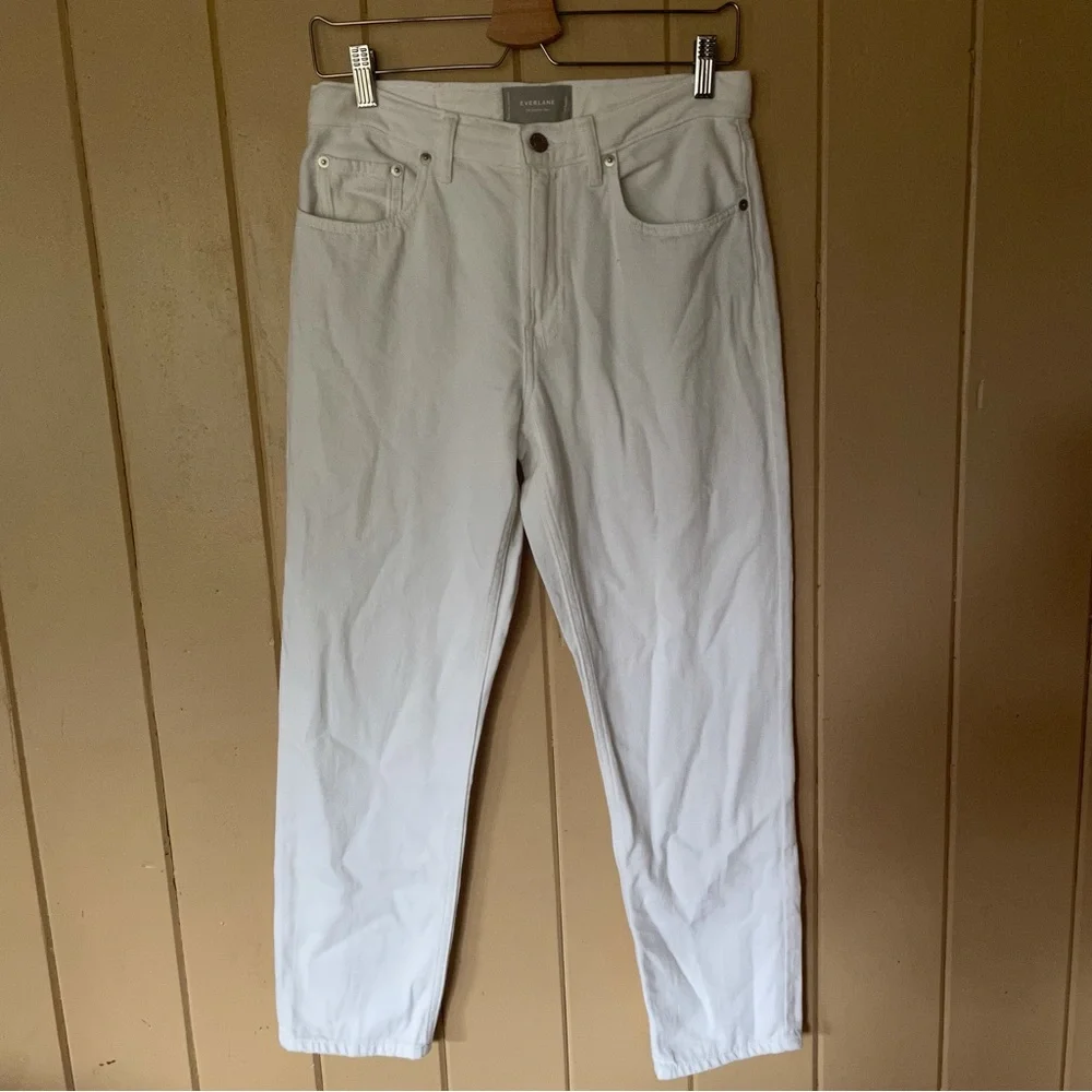 Everlane The Summer Jean White Organic Cotton - Picture 2 of 5